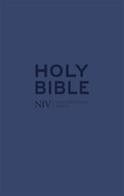 NIV Tiny Navy Soft-tone Bible with Zip